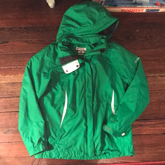 Columbia Jackets & Blazers - Columbia green raincoat